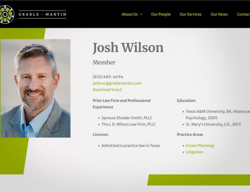 Josh Wilson has joined Grable Martin PLLC